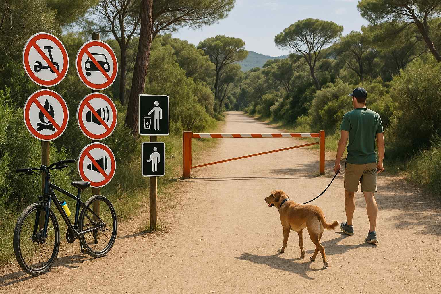 Reglementation sur la circulation sur porquerolles