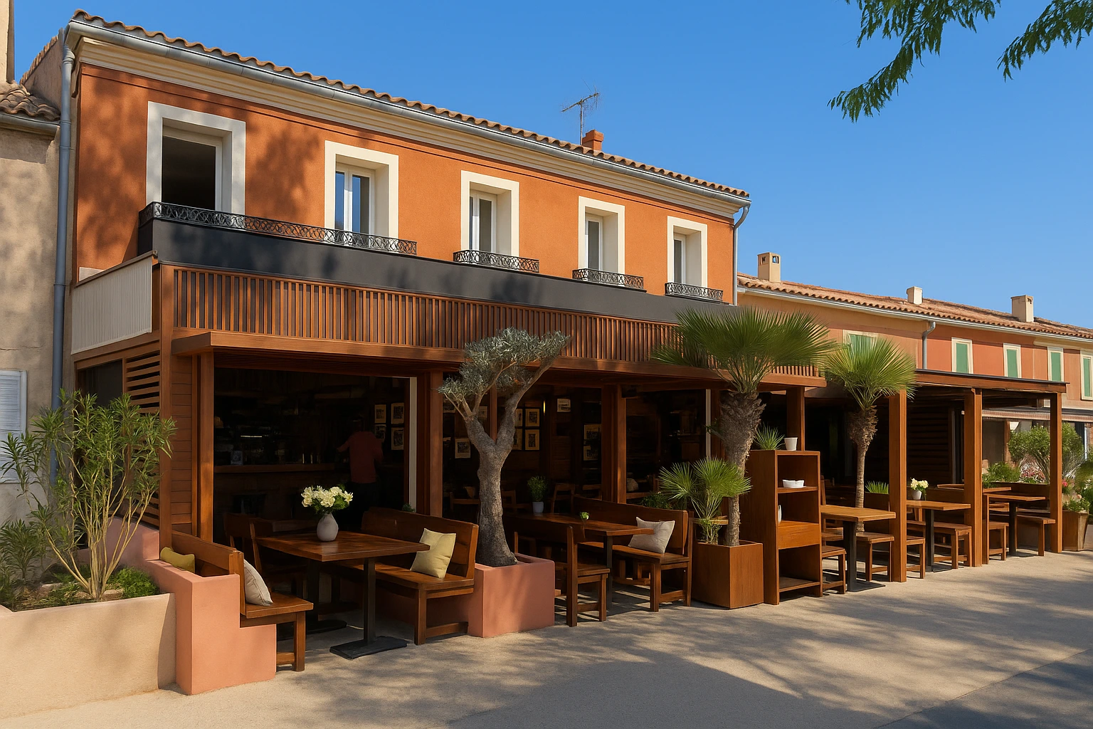 L’Oustaou de Porquerolles restaurant de l île