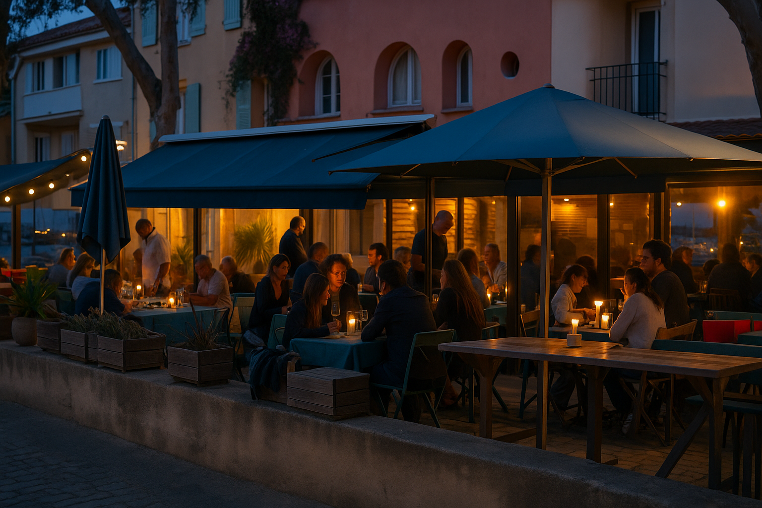 Pélagos Restaurant à Porquerolles